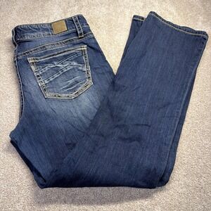 Daytrip Virgo Bootcut Blue Jeans Womens 31R (FITS 32 X 30) Denim Stretch